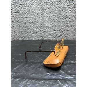 Vintage Giorgio Armani 235-878 Oval Eyeglasses Tortoise Shell Brown 48 - 20 135